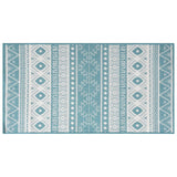 Vidaxl Outdoor Rug Reverzibilní 80x150 cm aqua a bílá