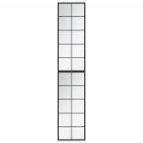 VidaXL Wandspiegels 2 st 100x40 cm metaal zwart