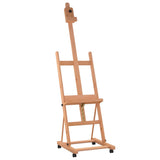 Vidaxl easel 55x53.5x178 cm solid beech wood