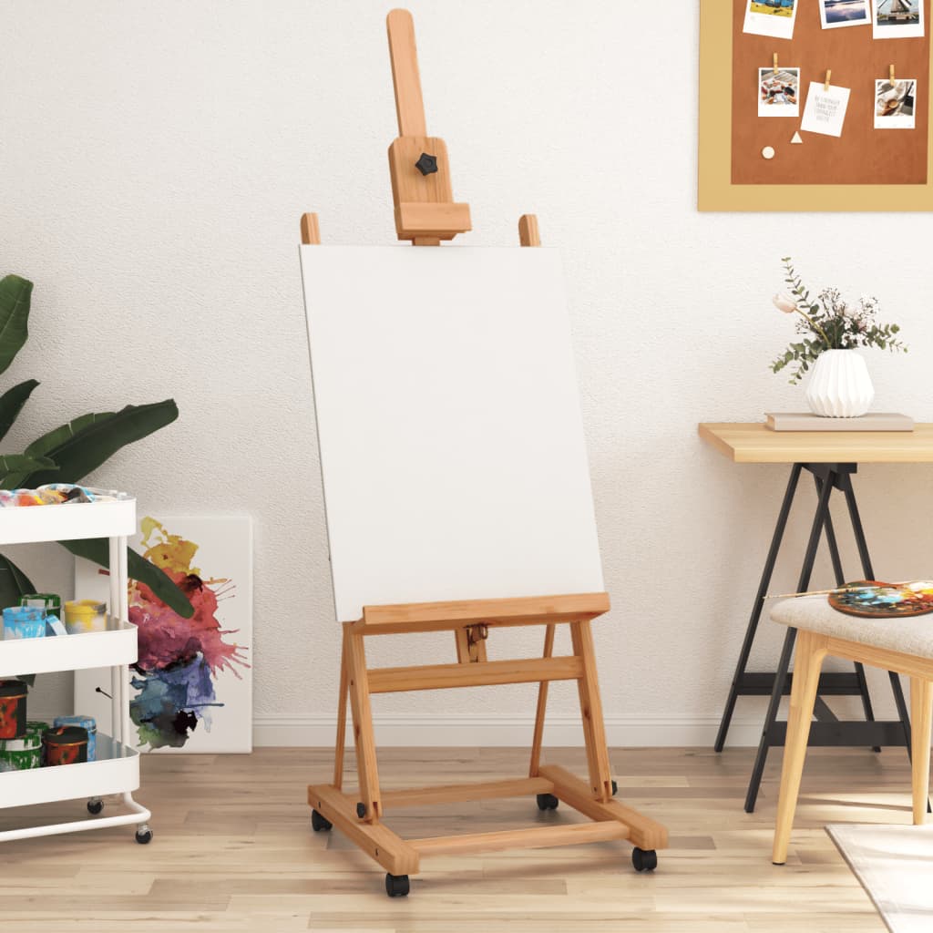 Vidaxl easel 55x53.5x178 cm solid beech wood