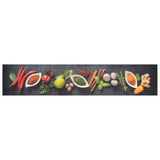 Vidaxl Mat de cocina Herb con estampado de hierba 60x300 cm Velvet