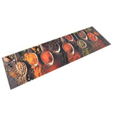 Vidaxl tappetino da cucina lavabile Lauce Spice Stampa 45x150 cm Velvet