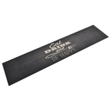 Vidaxl tappetino da cucina stampato da cucina lavabile 60x300 cm di velluto nero