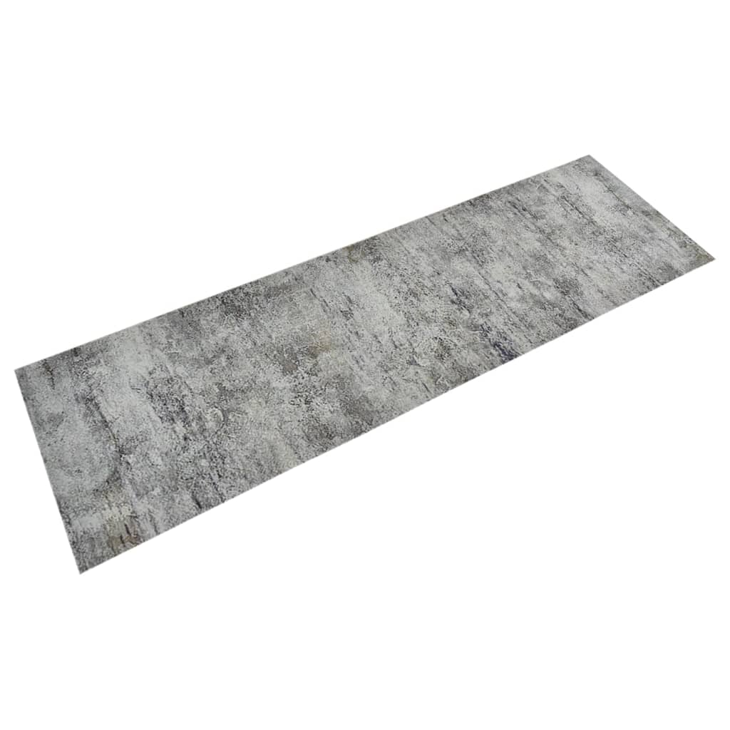 Vidaxl Kitchen Mat Washable Concrete Print 60x180 cm Velvet