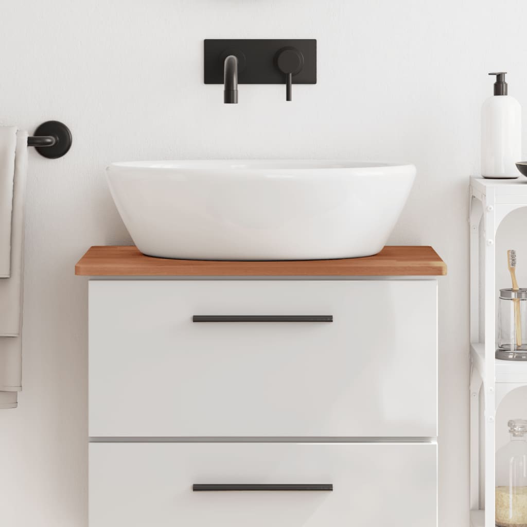 Vidaxl Washbasin Sheet 60x40x1,5 cm Solid Beech Wood