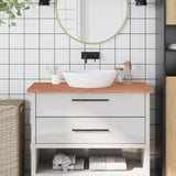 Vidaxl Washbasin Tabel 100x50x2,5 cm fast bøg træ