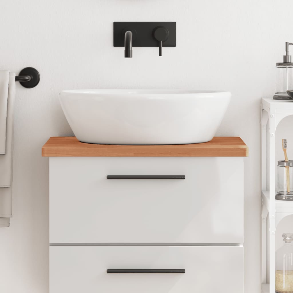 VidaXL Washbasin sheet 60x40x2.5 cm Solid beech wood