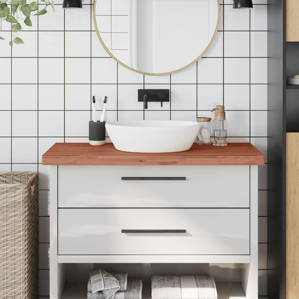 Vidaxl Washbasin Tabel 100x60x4 cm fast bøg træ