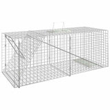 Vidaxl Animal Trap 64.5x25x26.5 CM Galvanized Iron