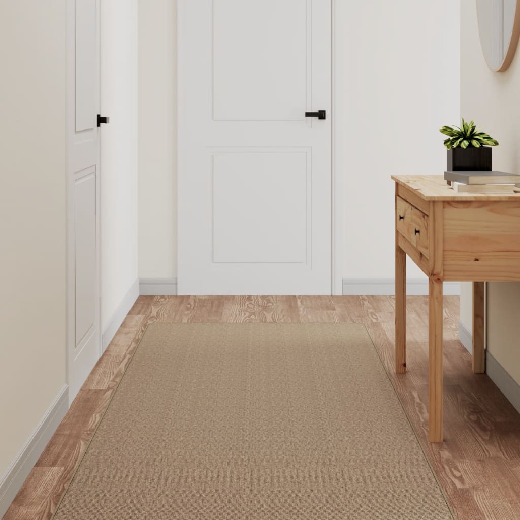 Vidaxl Carpet Runner 80x200 cm Sisal Look Sand-farvet