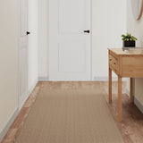 Vidaxl Carpet Runner 80x250 cm Sisal Look de color arena