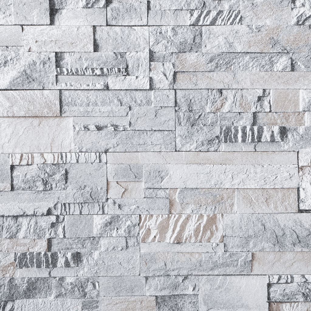 Vidaxl vept Wallpaper 3D Stone-kuckt 10x0,53 m Liicht gro a brong