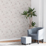 Vidaxl Fore's Wallpaper 3D Flower Match 10x0,53 m gris