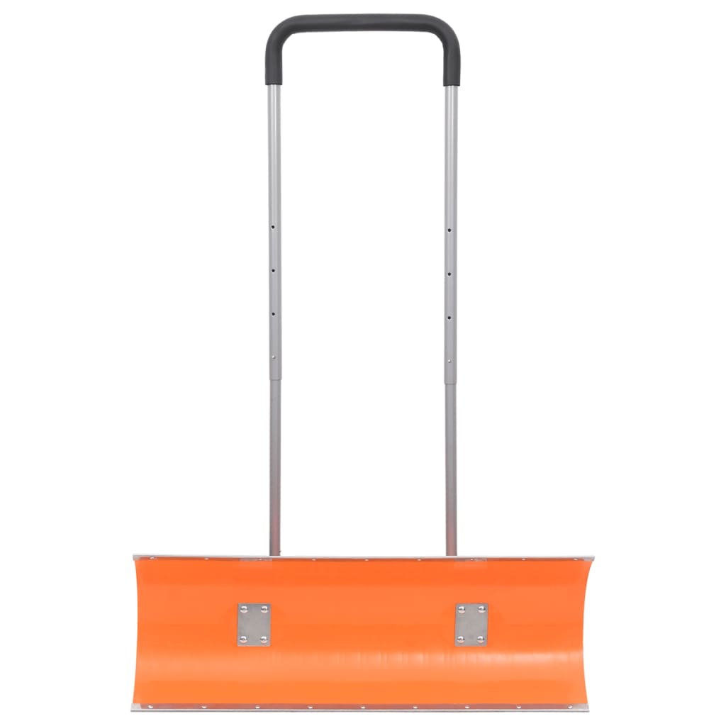 Vidaxl Snow Scoop z iztegnjenim ročajem 96 cm listna oranžna oranžna