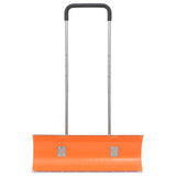 Vidaxl Snow scoop with extendable handle 96 cm leaf steel orange