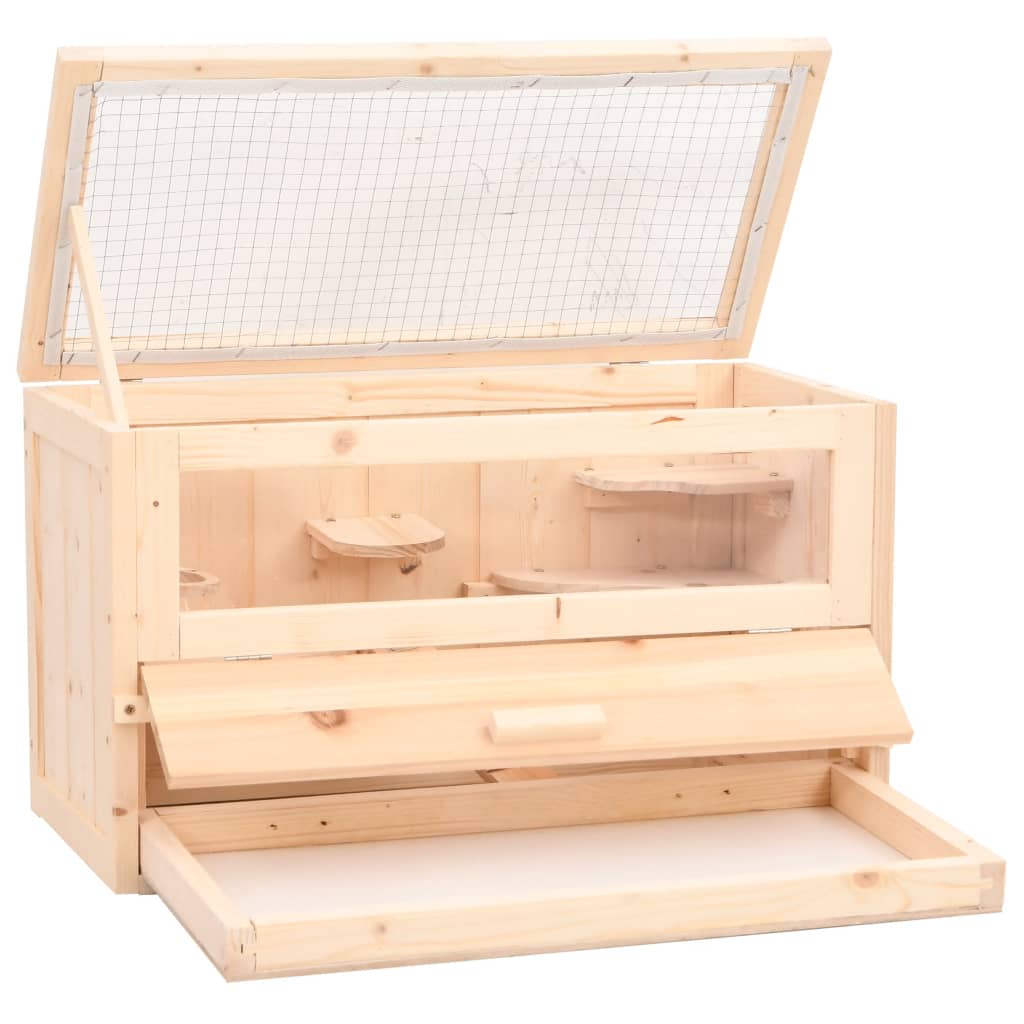 Vidaxl Hamsterkooi 60x30x35 cm Pineo solido