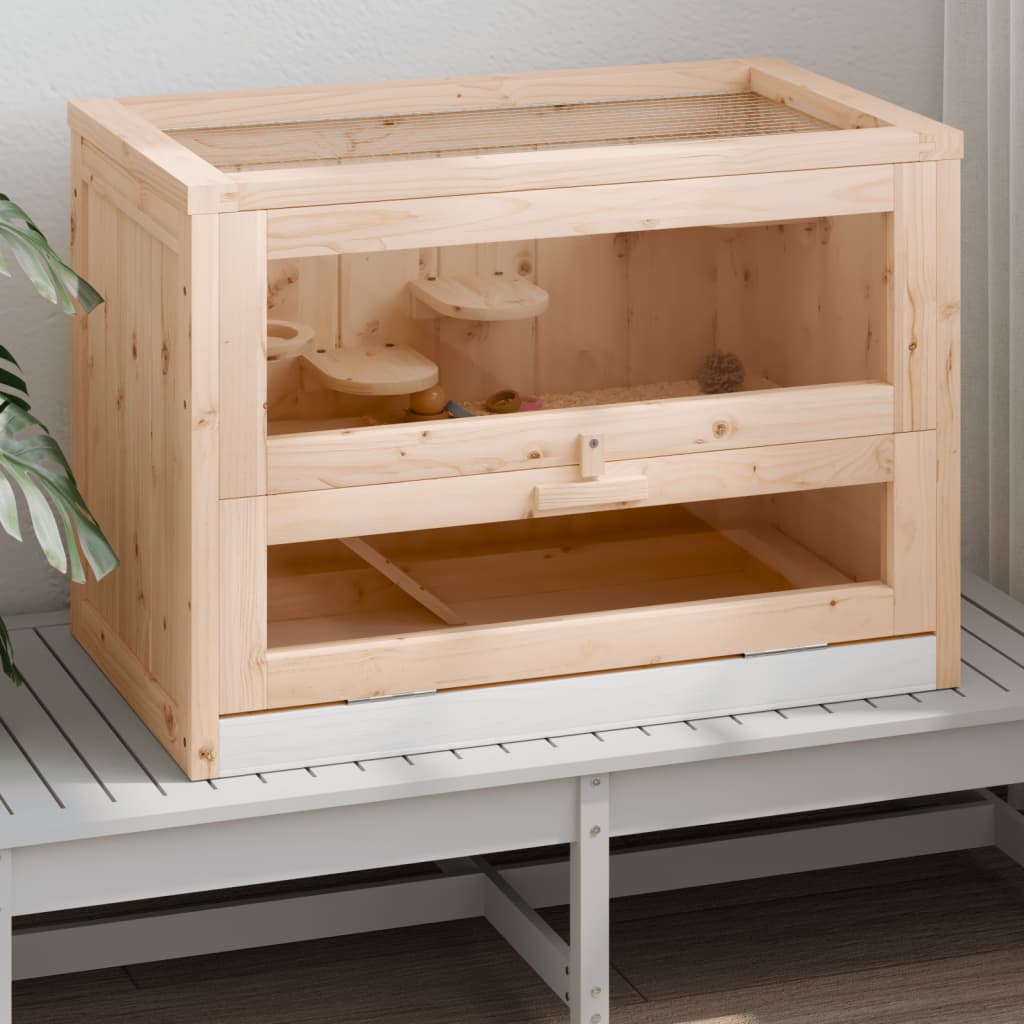 Vidaxl Hamsterkooi 60x35.5x42 cm Trden Pinewood