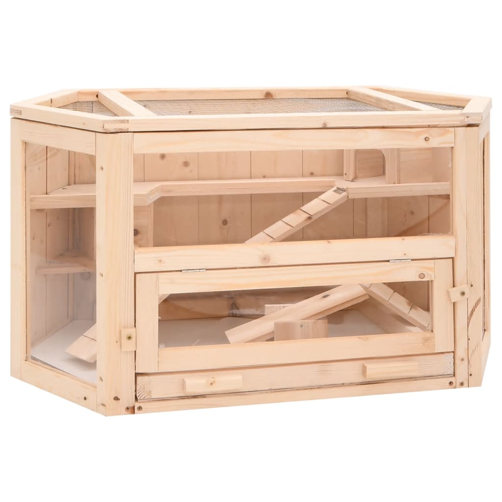 Vidaxl Hamsterkooi 80x40x43 cm Pineo solido