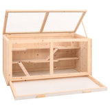 Vidaxl Hamsterkooi 104x52x54 cm Solid Pinewood