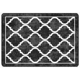 Tapis vidaxl Anti-slip lavable 160x230 cm noir et blanc