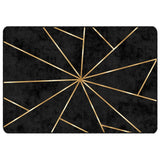 Vidaxl rug washable anti-slip 120x180 cm black and gold colored