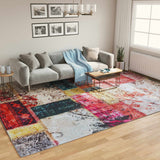 Vidaxl Rug Washable Anti-Slip 400x300 cm Multi-Colored