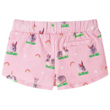 VidaXL Children's Shorts with Drawstring 140 Light Pink