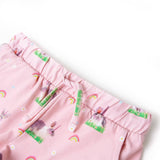 VidaXL Children's Shorts with Drawstring 140 Light Pink