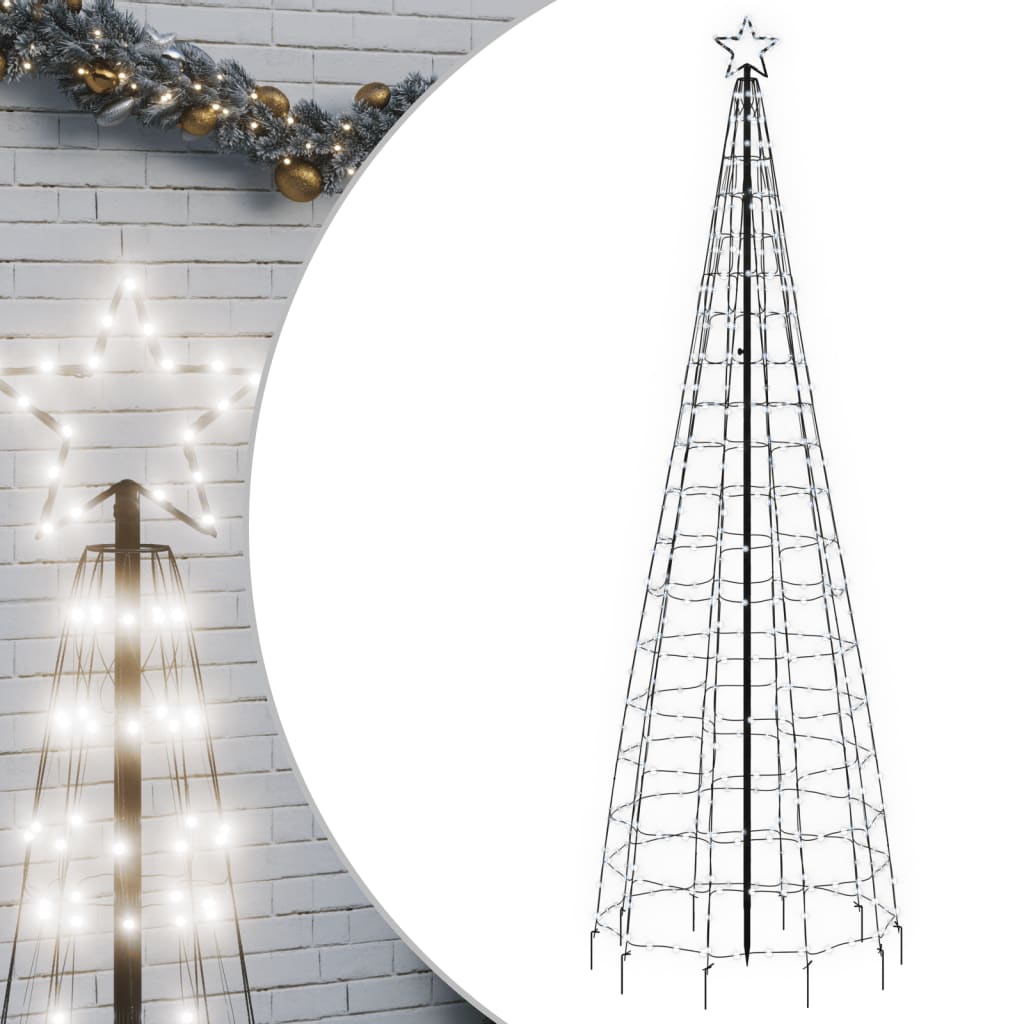 Vidaxl Light cone with ground pins 570 Cold -white LEDs 300 cm