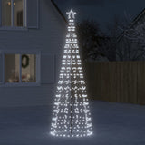 Vidaxl Light cone with ground pins 570 Cold -white LEDs 300 cm