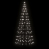 VidaXL LED Christmas tree at Vlaggenmast 200 LEDs Cold White 180 cm