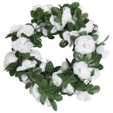 Vidaxl Guierras navideñas con flores 6 st 250 cm Spring White