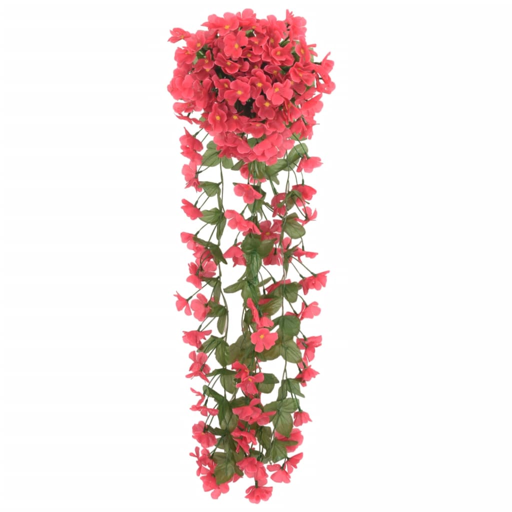 Vidaxl Weihnachtsgirlanden mit Blumen 3 ST 85 cm Rosé