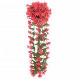 Vidaxl Weihnachtsgirlanden mit Blumen 3 ST 85 cm Rosé