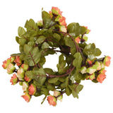 Vidaxl Christmas Garlands z kwiatami 6 St 215 cm Sunrise Red