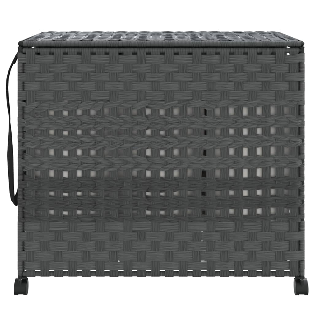 Vidaxl Wäschkuerf op Rieder 66x3336 cm rattan Graf