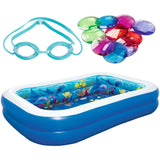 BESTWAY Schwimmbad aufblasbare Unterwasserabenteuer 54177