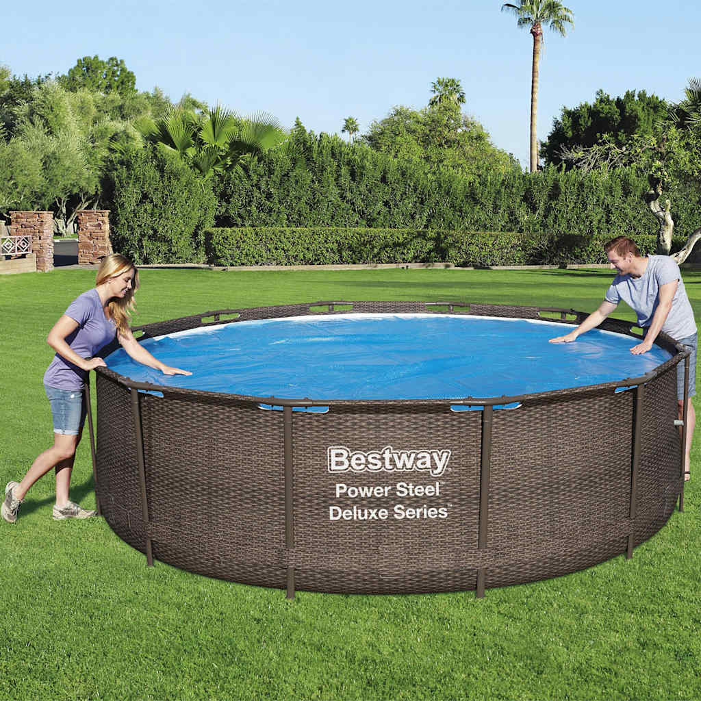 Cover della piscina solare a flusso solare bestway 356 cm