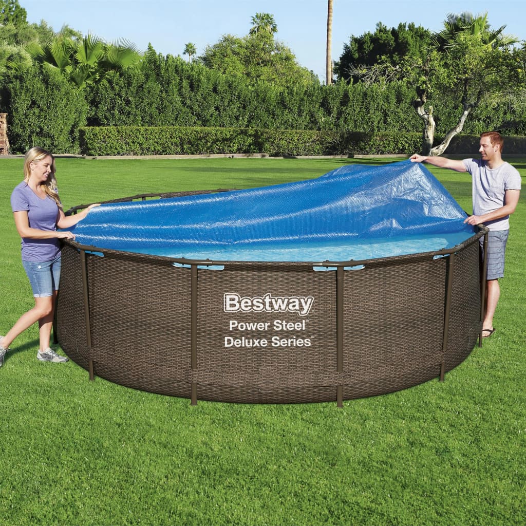 BESTWAY FLOWSCLEAR Solar Swimming Pool Cover 356 cm