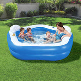 Bestway Swimming Pool Family Fun Lounge 213x206x69 cm