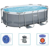 Bestway Power Piscina sobre el suelo Oval 305x200x84 cm