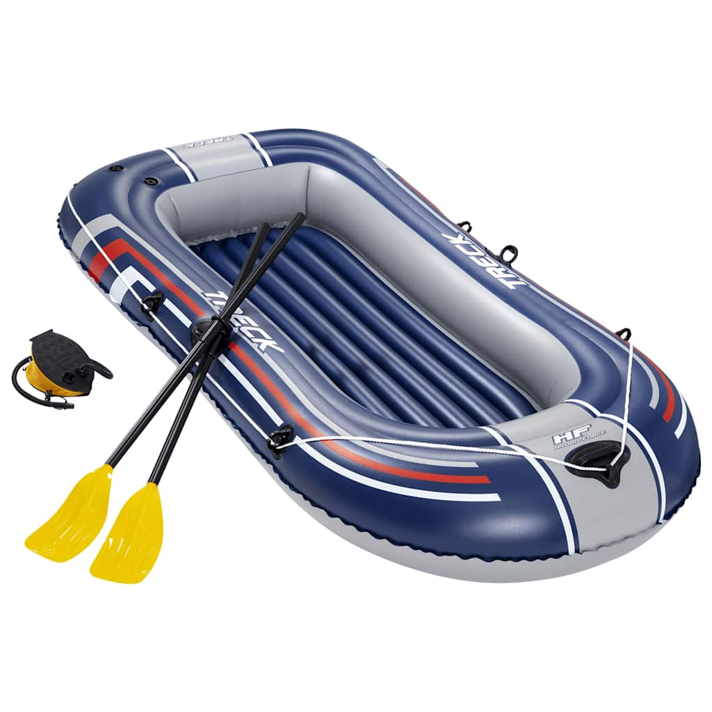 Bestway Hydro Force Boat gonflable avec pompe et casseroles en aviron bleu