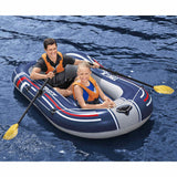 Bestway Hydro Force Boat gonflable avec pompe et casseroles en aviron bleu