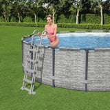 Échelle de la piscine ClearClear Bestway avec 4 étapes 122 cm