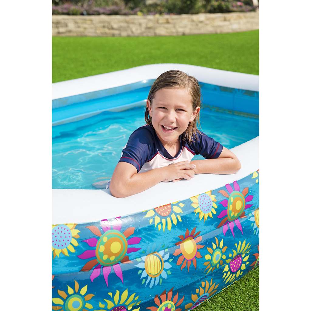 Bestway Children's Piscine gonflable 229x152x56 cm bleu