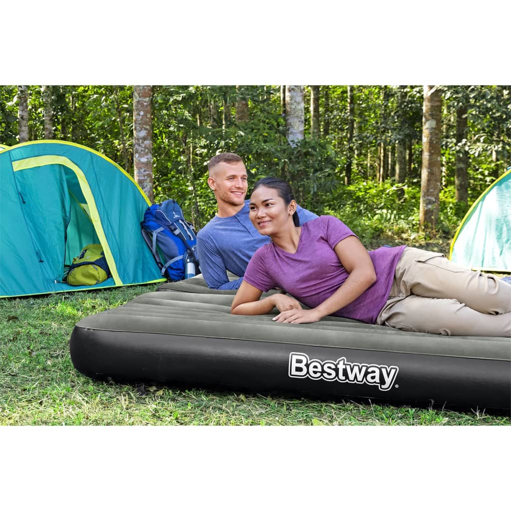 Bestway Airbed 3-in-1 nafukovací nafukovací 188x99x25 cm černá a šedá