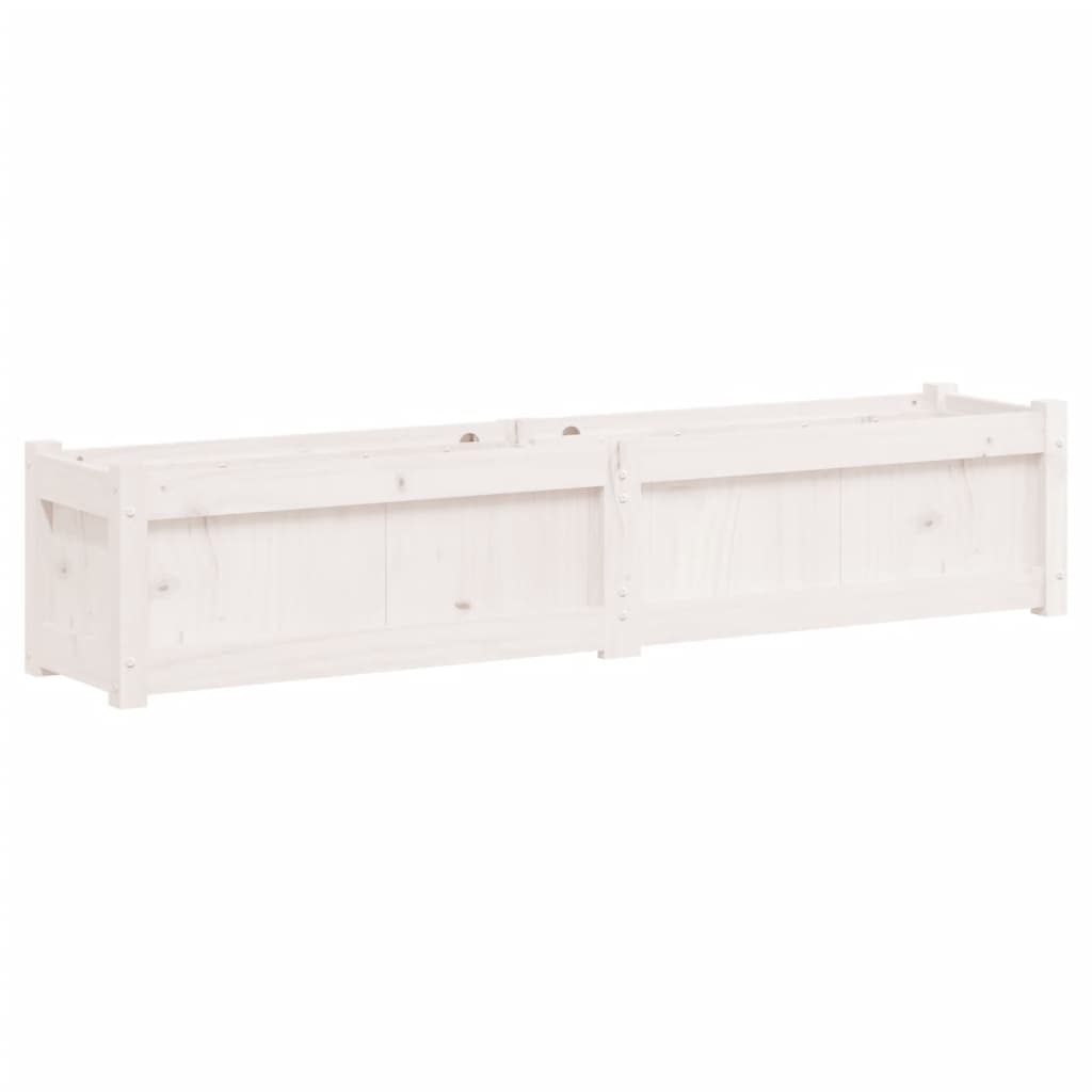 Vidaxl Planning Box 150x31x31 cm stałą sosną białą