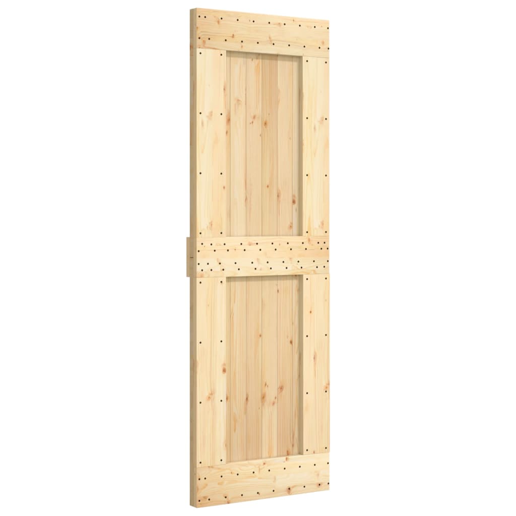 Puerta corredera de Vidaxl con masa de 70x210 cm de pino sólido