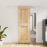 Porta scorrevole Vidaxl con pastella da 70x210 cm pino solido