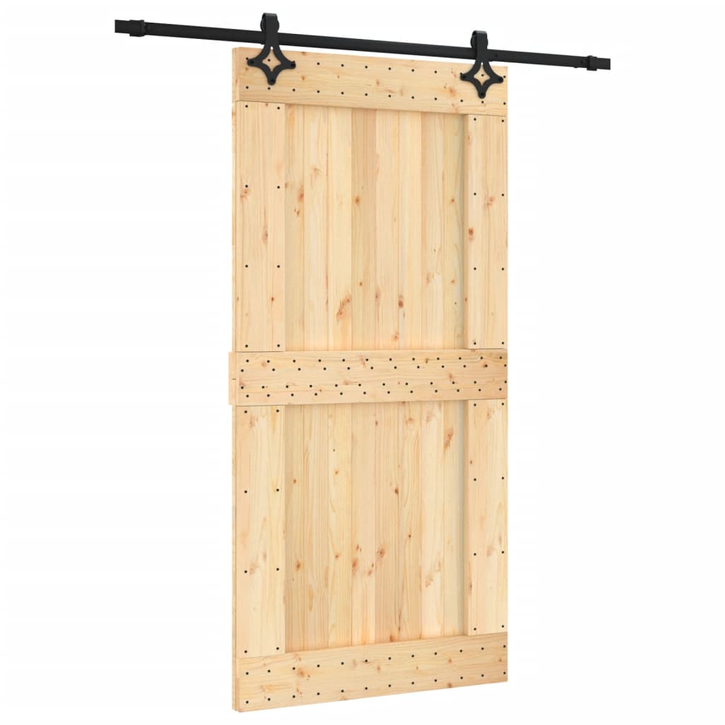 Vidaxl rutscht Dier mat Batter 100x210 cm festgehale Péiere